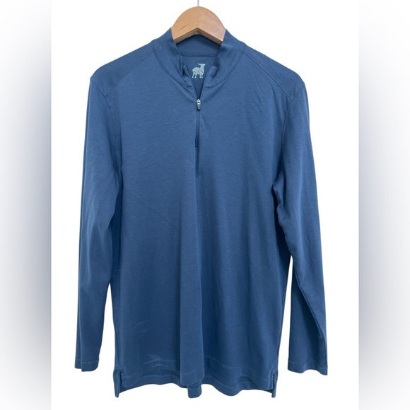 Raffi Cotton Quarter Zip Mock Lightweight Pullover Men’s Size Large - Picture 7 of 7